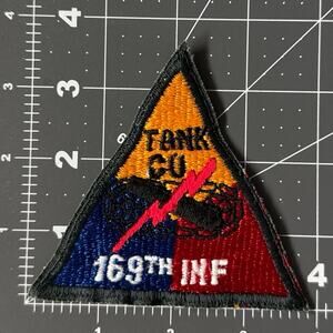 Korean War Era US Army 169th Infantry Tank Company Patch - #1507